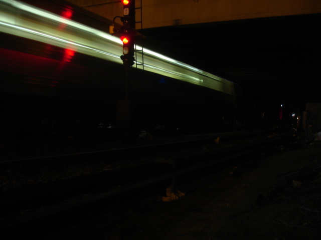 into the darkness